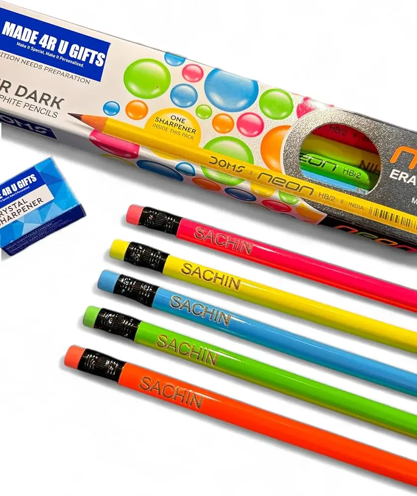 Innovation Promotion Products Custom Engraved Pencils Personalized Wooden Pencils