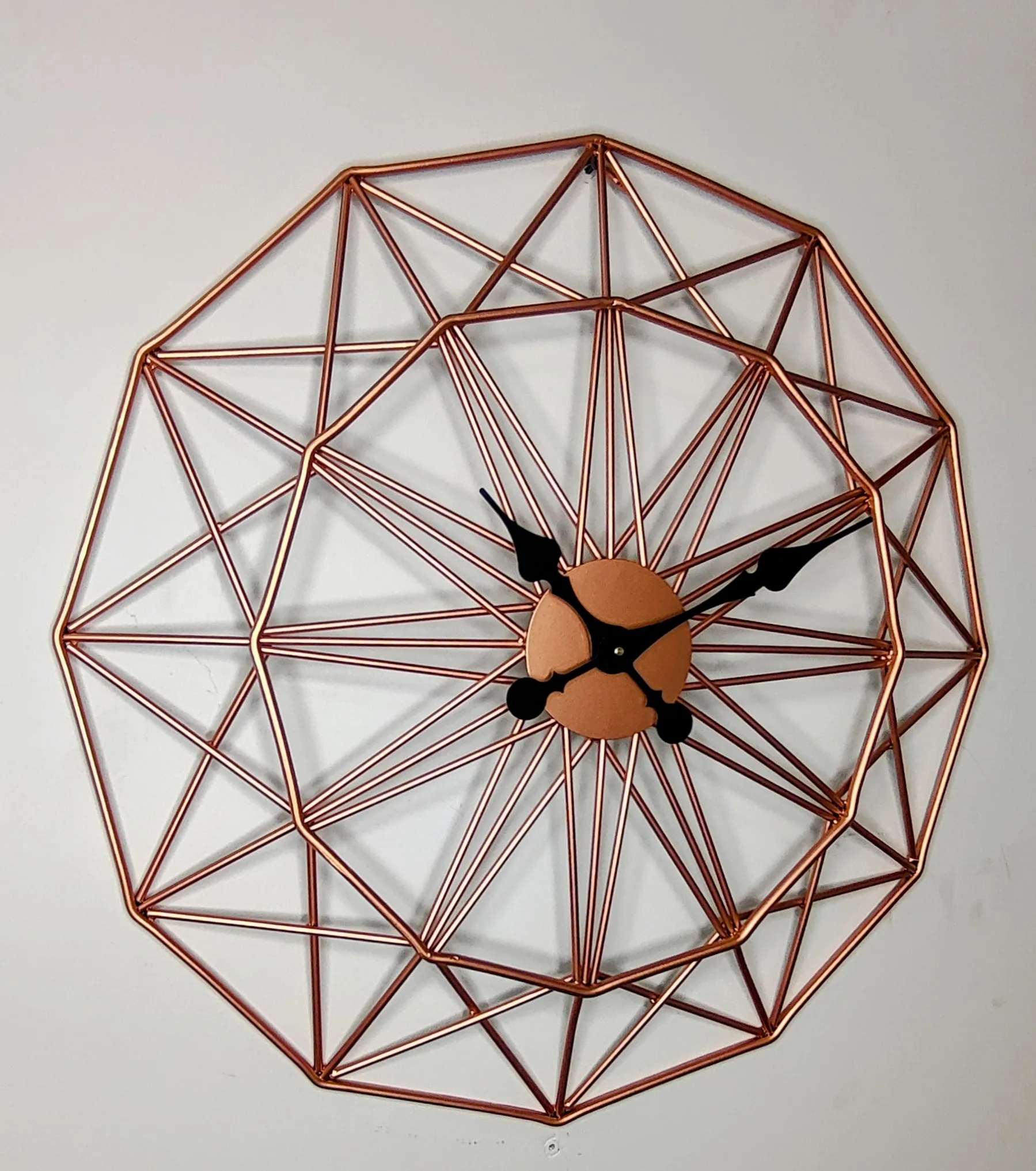 Manufacturer of Battery operated Decorative Metal Vintage Antique Wall Clock for Home Living Room Modern Nordic Decoration Style