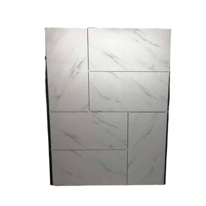 1200X600 Size For Hotel Lobby Floor Decoration Tiles  White Carrara Marble Porcelain Floor Tiles at Low Prices