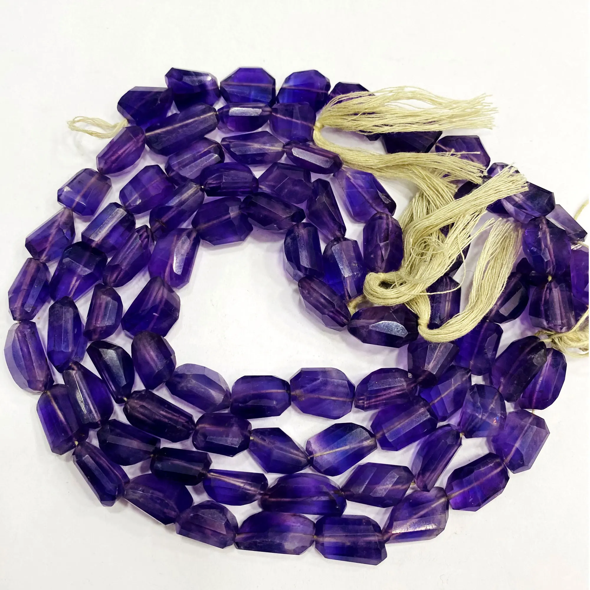 Natural Amethyst Loose Gemstone Beads For Bracelet Making Beads Wholesale Factory Price