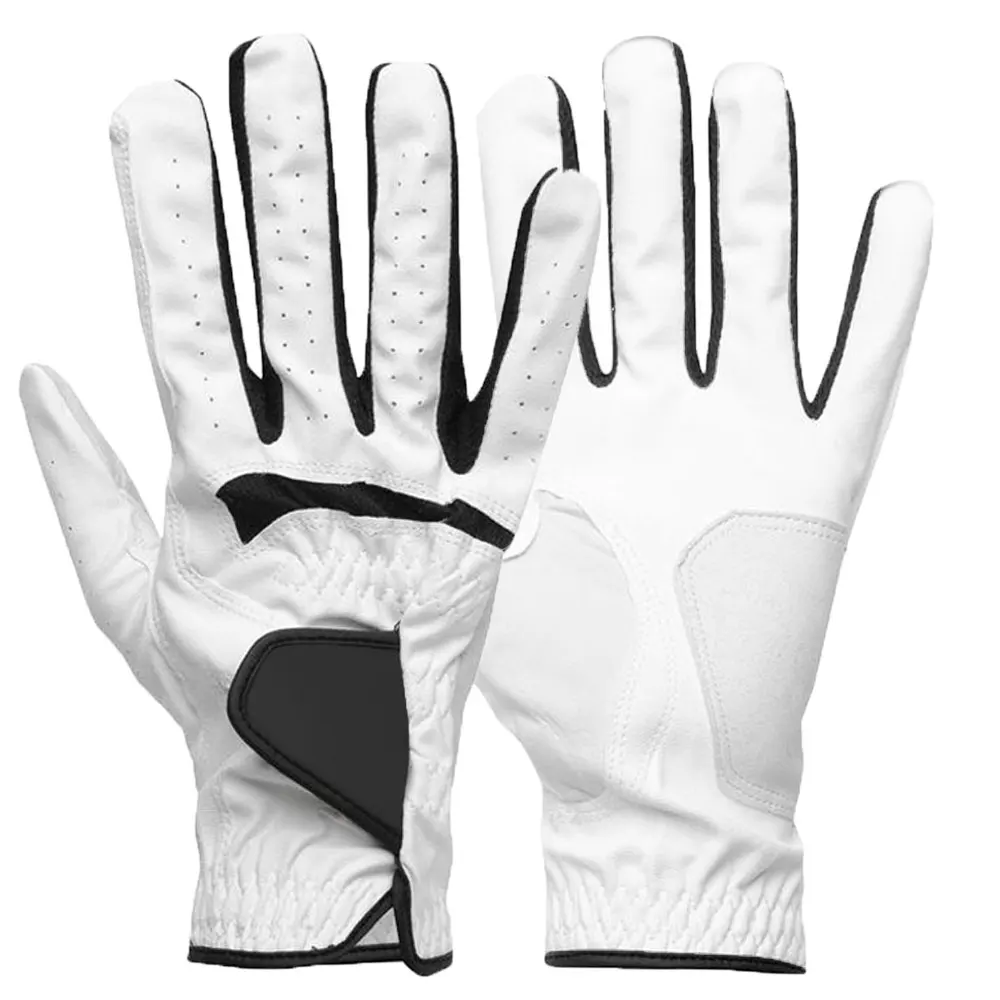 Top Selling Anti Slip Breathable Golf Gloves For Sale /  Breathable Style Right Hand Leather Golf Gloves