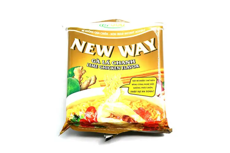 Lime chicken Flavor Vietnam famous noodles healthy instant noodles type cheap bag 70 grams