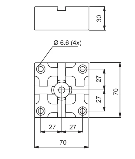 Инструмент для продвижения из нержавеющей стали 70x70 мм 3r-601. 1e-p система 3R поддон машины edm