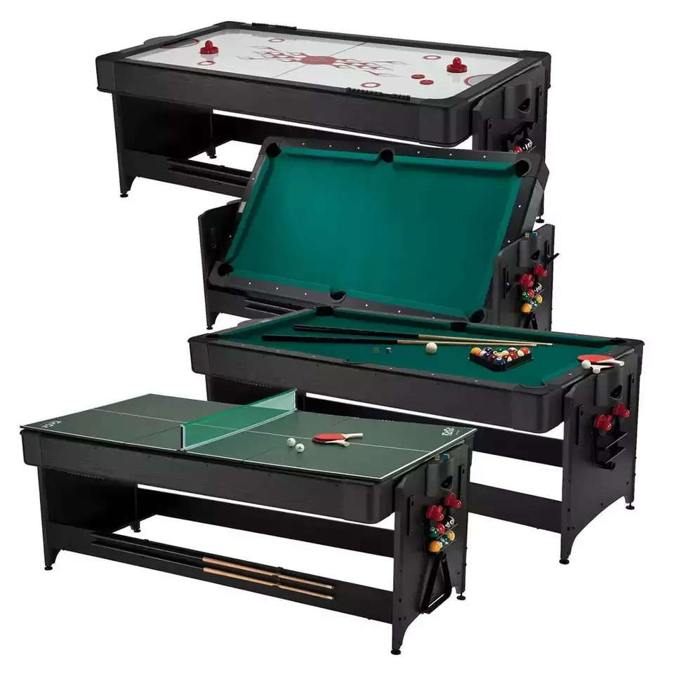 New Original Fat-Cat Pockey 3-in-1 Air Hockey, Billiards, & Table Tennis Game Table