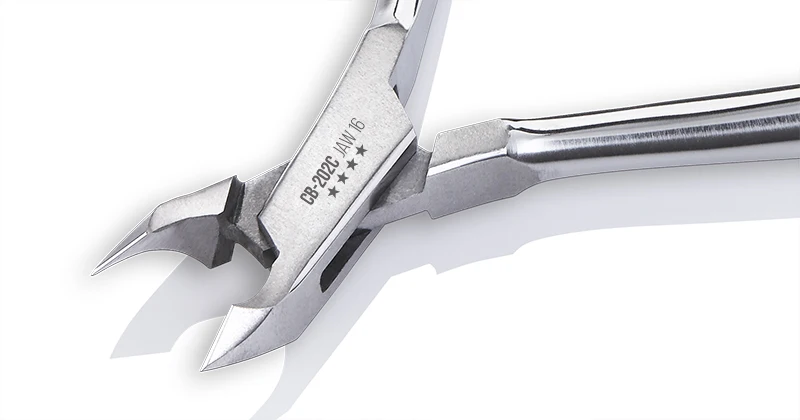 NGHIA OMI High-end Luxury CB-202C Stainless Steel Deluxe Cuticle Nipper Chrome Finished Manicure & Pedicure Set from Vietnam