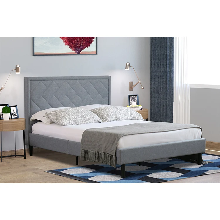 2022 TIVERTON Best Buy King-Size Bed in a Box Light Grey Customizable Logo Design Modern Style Fast Delivery from Supplier