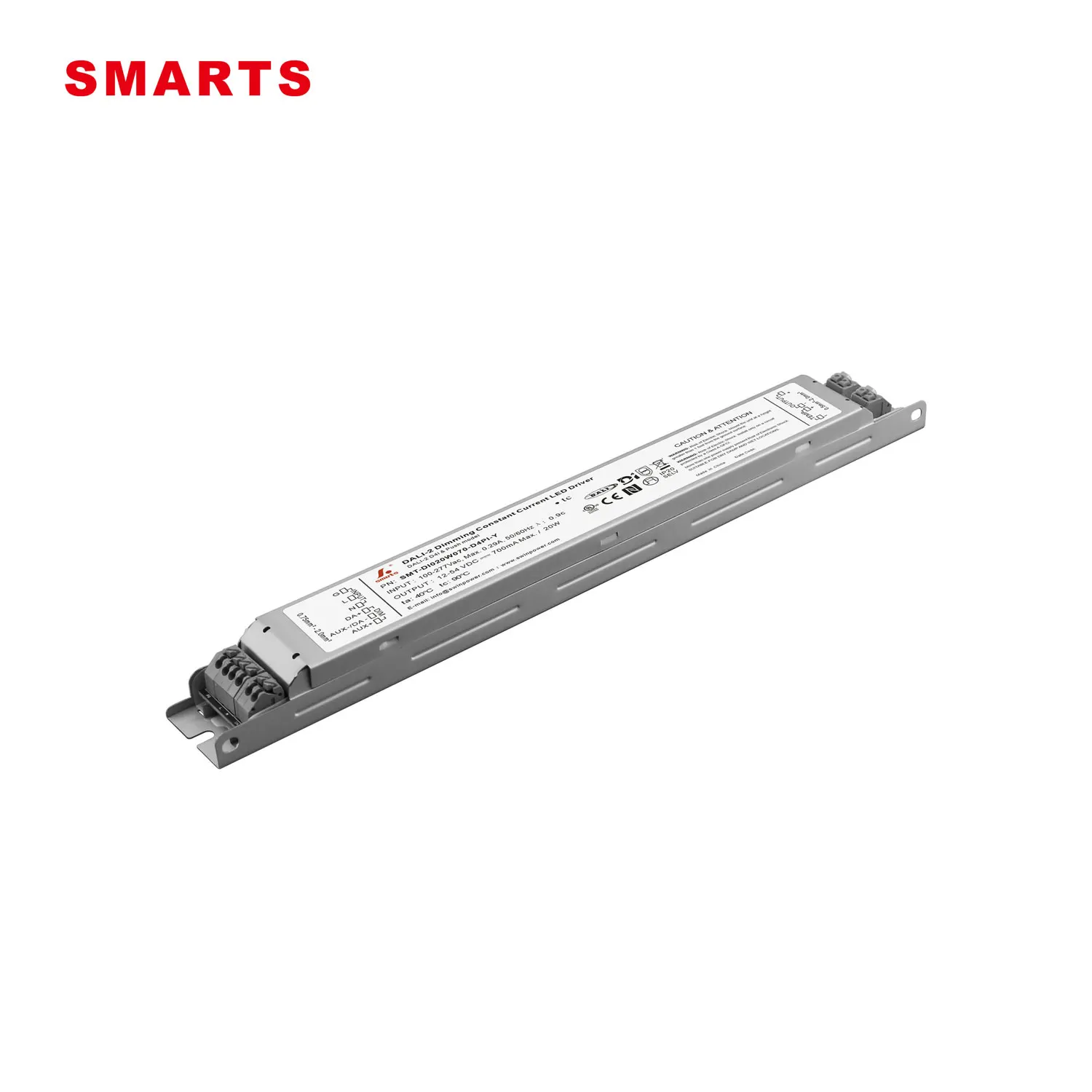Высококачественный DALI-2 D4i Push Dimmable постоянный ток 20 Вт светодиодный драйвер 700mA для эффективного управления освещением