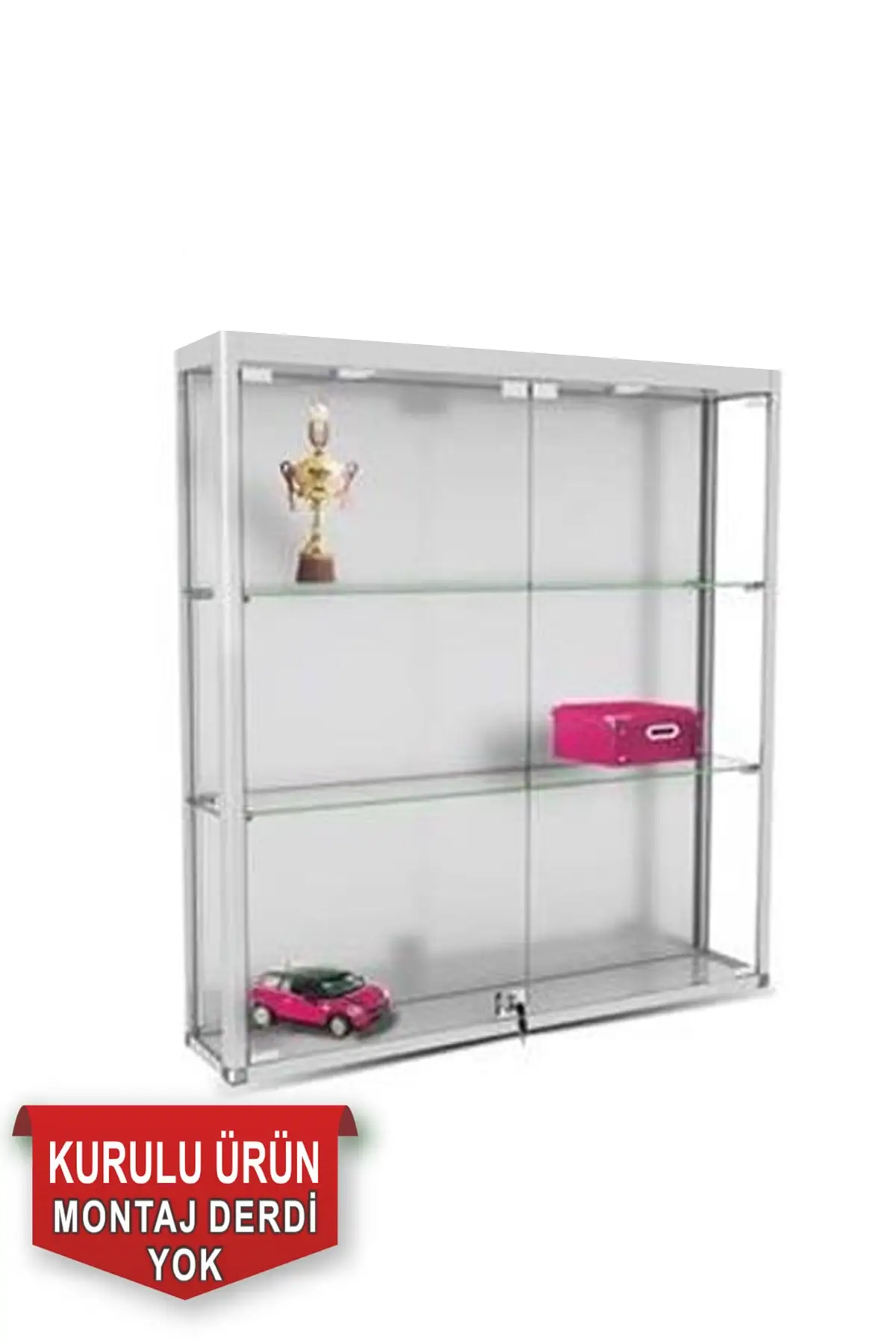 Retail High End Cell Phone Display Showcase Illuminated Wall Mounted OEM Fashionable Store ,Lockable Wall Display Glass Showcase