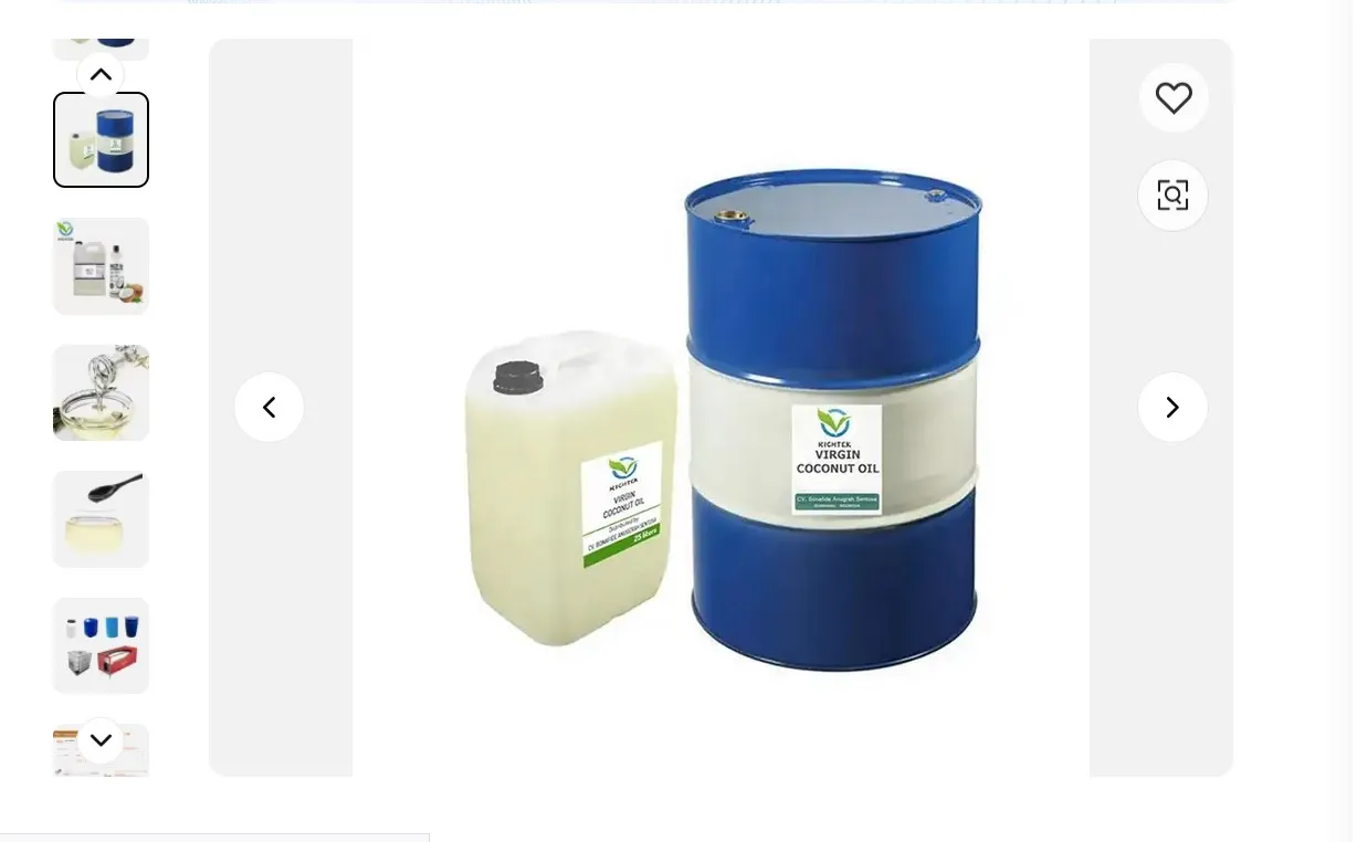 Organic Coconut Oil/ Wholesale Price Organic Coconut Oil/ EXTRA OIL - PURE VIRGIN COCONUT OIL