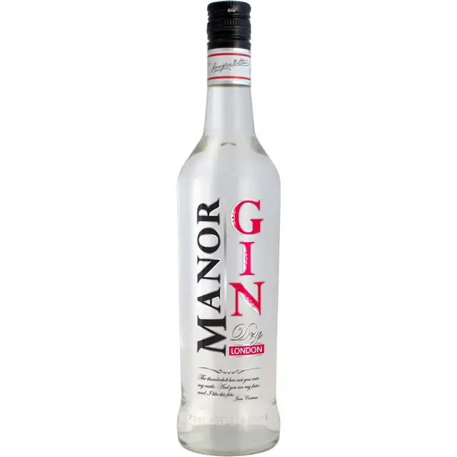 Высококачественный итальянский ликер LONDON GIN MANOR 38 700 мл для питья и миксологии