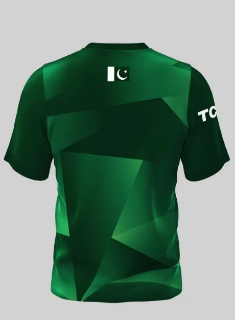 ICC World Cup T20 Cricket Jersey Sportswear for Fans and Players MATRIX T20I WC 2024 Pakistan Cricket Jersey T20 World Cup 2024