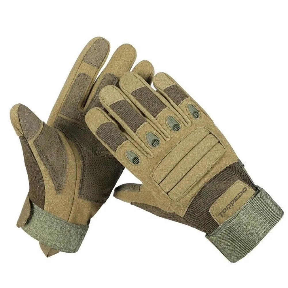 Custom High Quality Tactical Gloves Breathable Touch Screen Anti-slip Full Finger Tactical Gloves gants tactiques