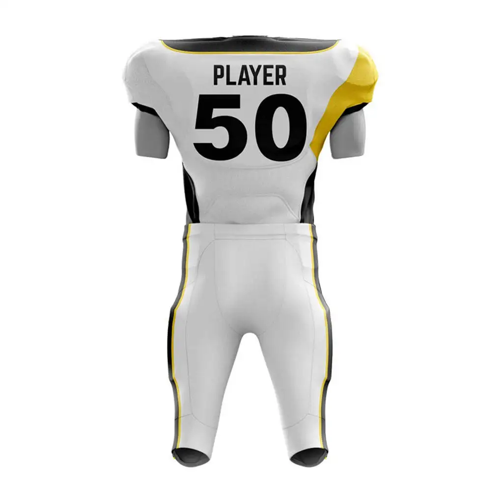 Hot Selling Customized Logo Printing Light Weight Hot Selling Polyester Material Sports Wear American Football Uniform