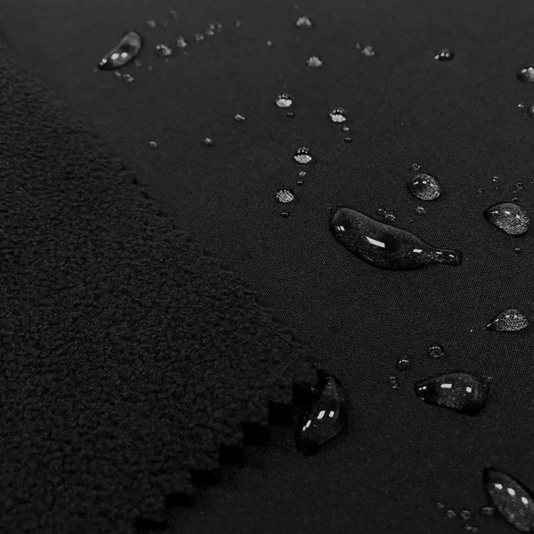 Дышащая, водонепроницаемая, ветровка, стрейч ТПУ мембрана скрепленный 3 слоя полиэстер флисовая ткань на открытом воздухе