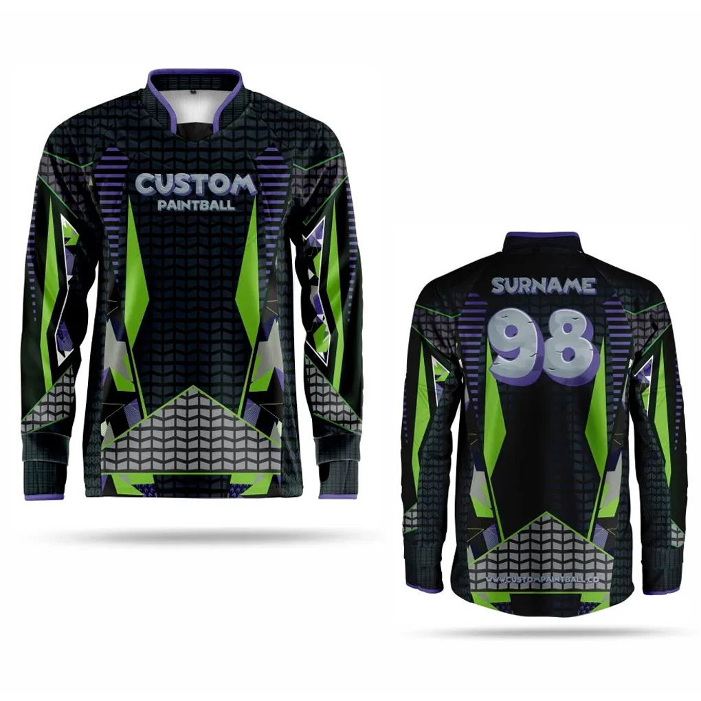 Make Your Own Logo Cheap Price Bestselling Paintball Jerseys Competitive Price Factory Made Premium Quality Paintball Jerseys