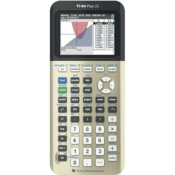 TI-84 Plus CE Color Graphing Calculator Black