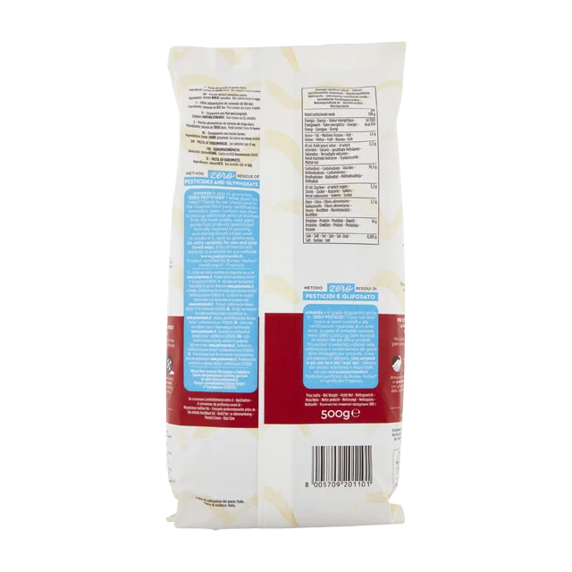 Top Italian Quality Zero Pesticid Dry pasta 500g Farfalla in bag Rough Die Durum Wheat Pasta for Wholesale