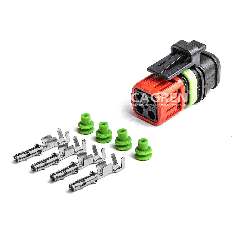 Connector 1337352-1  4 pin Suitable for diesel pump injector Delphi 33800-84820, suitable for modern vehicles
