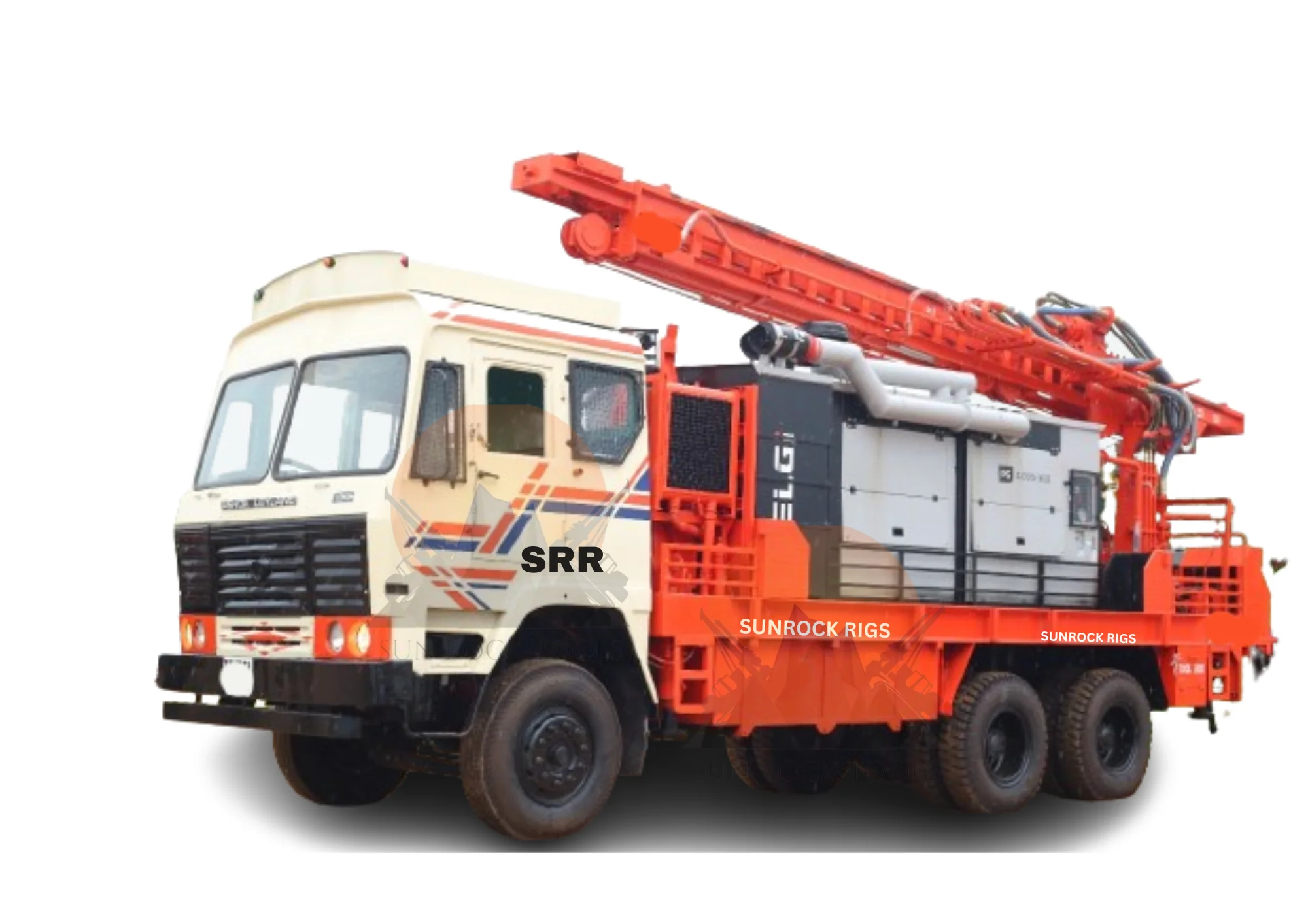 SUNROCK DTHR-450 Water Well Drilling Rig used for water well applicatons with high efficiency and durability at affordable price