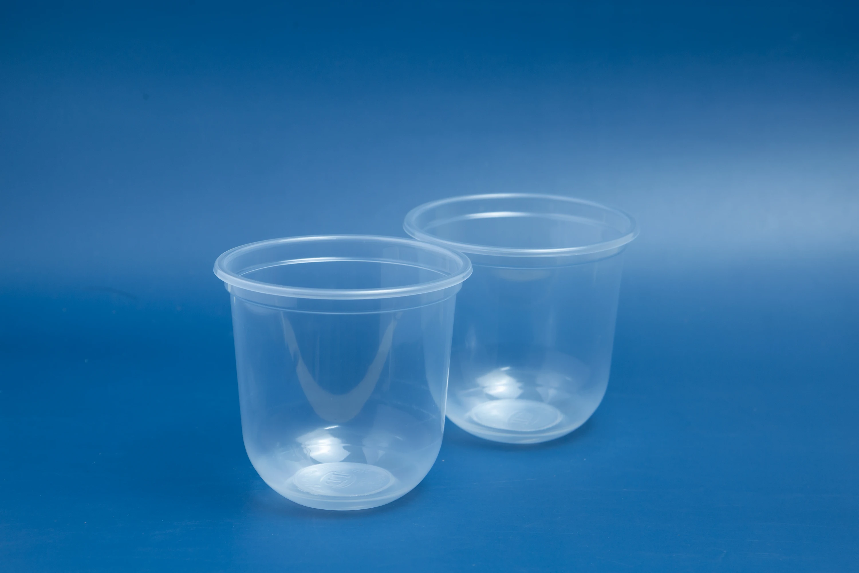 U Shape PP Plastic Cup Disposable Transparent  clear 12oz 16oz 24oz Takeaway Customized Manufacturer Good Price