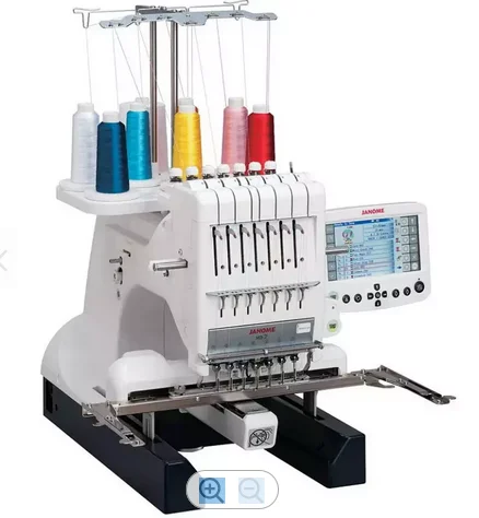 NEW Janome MB-7 M B 7 7 Needle Embroidery Machine Plus Deluxe Bonus Kit
