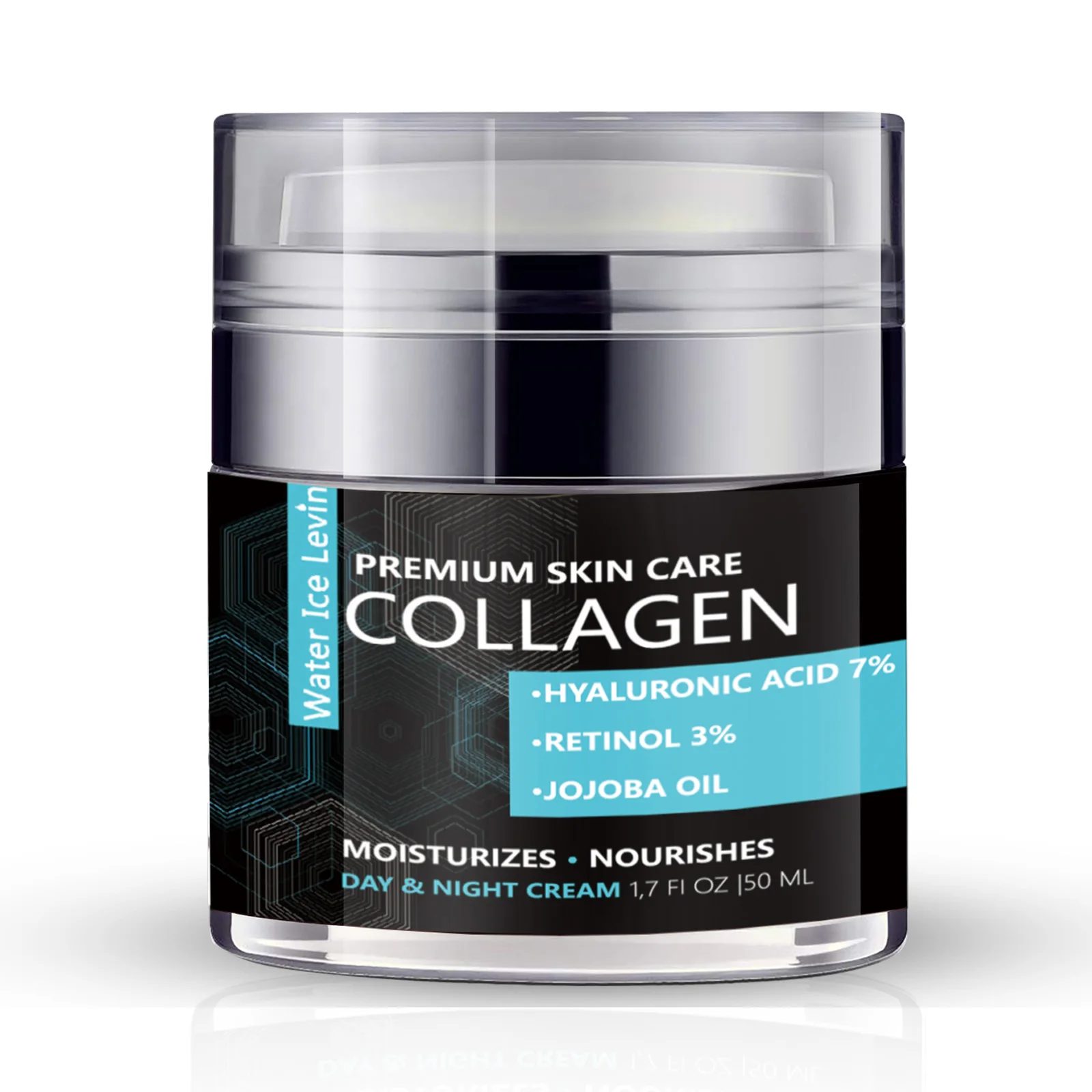 Acrylic bottle face cream facial moisturizing cream anti aging hyaluronic acid wrinkle cream