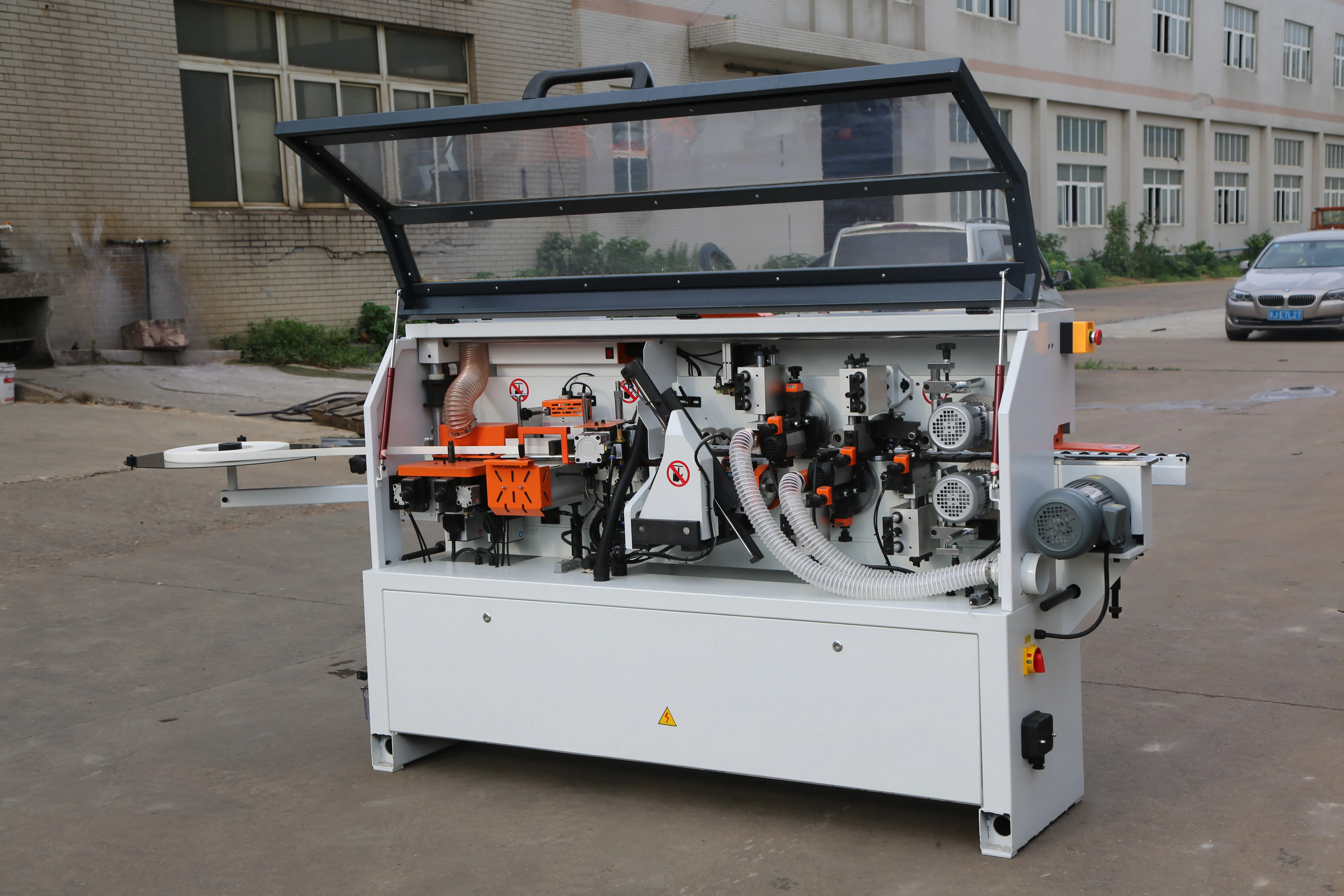 TT-306 DSP wood edge bander board edge banding machine with pre milling function