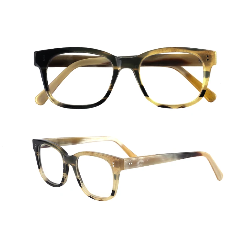 Special Premium Customized Brands Modern Classic Buffalo Horn Glasses cow and buffalo horn glasses well polished