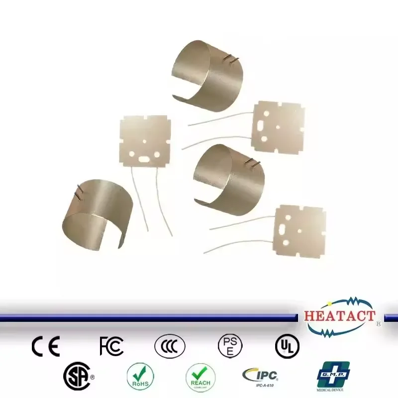 Silver/Green Color Mica Tape Heater for Garden and Living Room