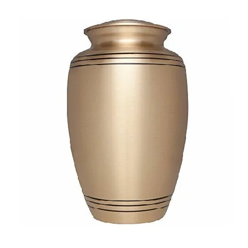 Mattellic Customized funeral Supplies metal adult urn Green Colored keepsake memorial ashes urn suppliers of modern metal urns