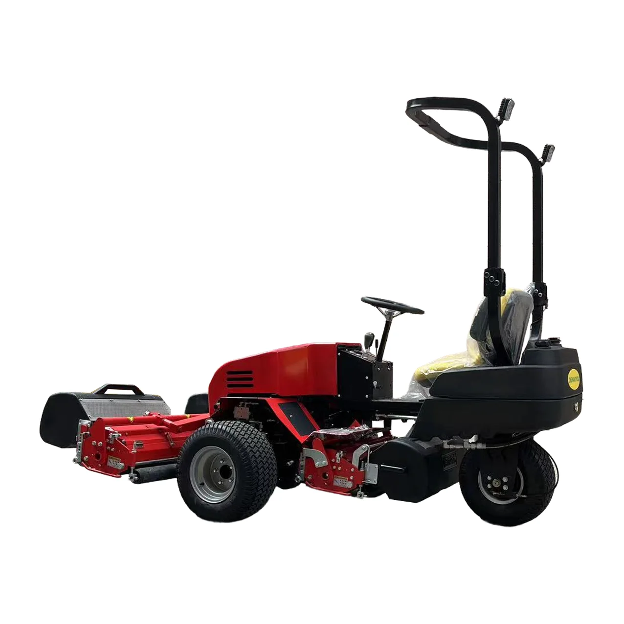 Operator-Friendly 18HP 4-Stroke Gasoline Engine Triplex Mower for Riding Lawn Mower Football Fields with Grass Box Feature
