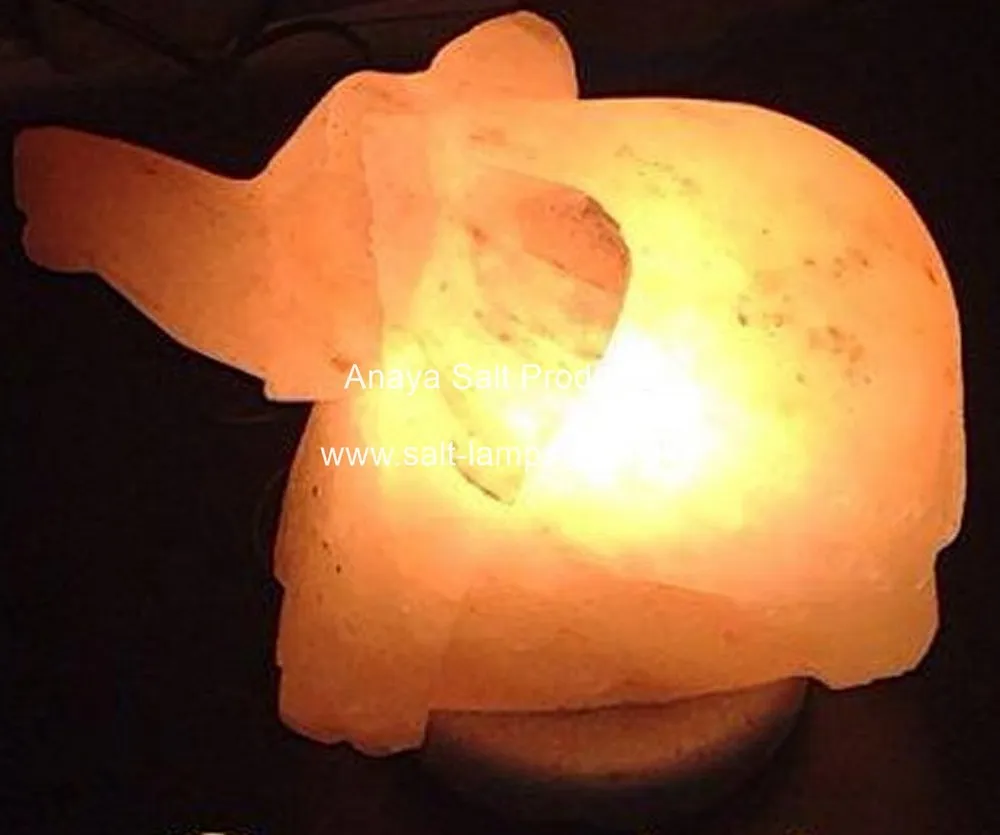 Himalayan Elephant Shape Red Rock Salt Crystal Lamps / Himalayan Animal Shape Salt Lamps