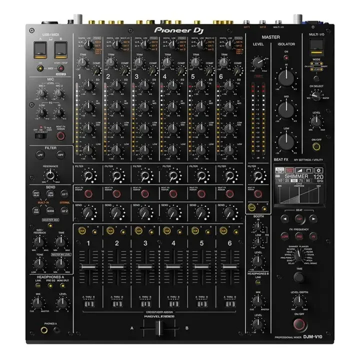 Готовый к отправке Новый DJM-V10 6-канальный Профессиональный клубный диджейский миксер оптом