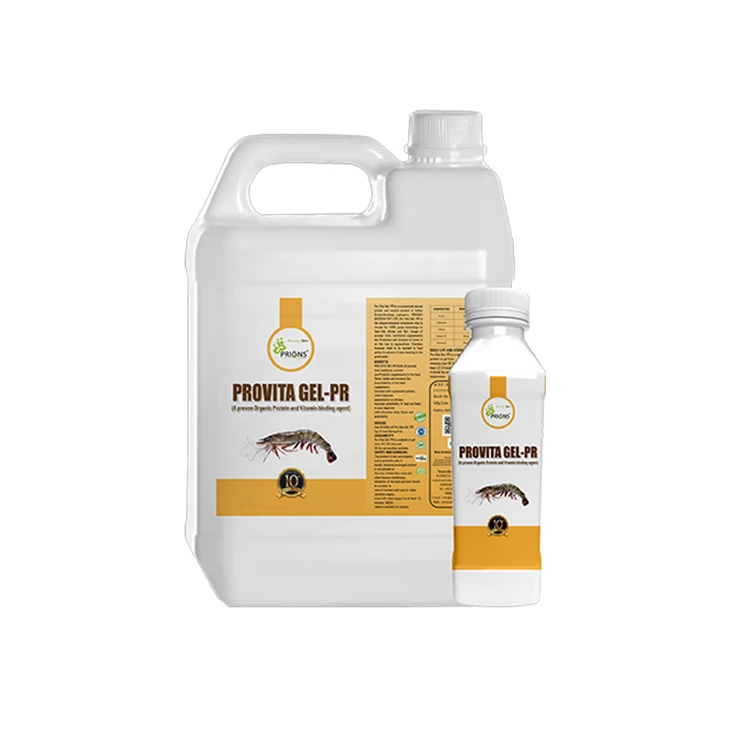 Best Quality Manufacturer of High Protein and Vitamin 100% Natural Feed Additives Blend Aquaculture Probiotics Pro Vita Gel- PR