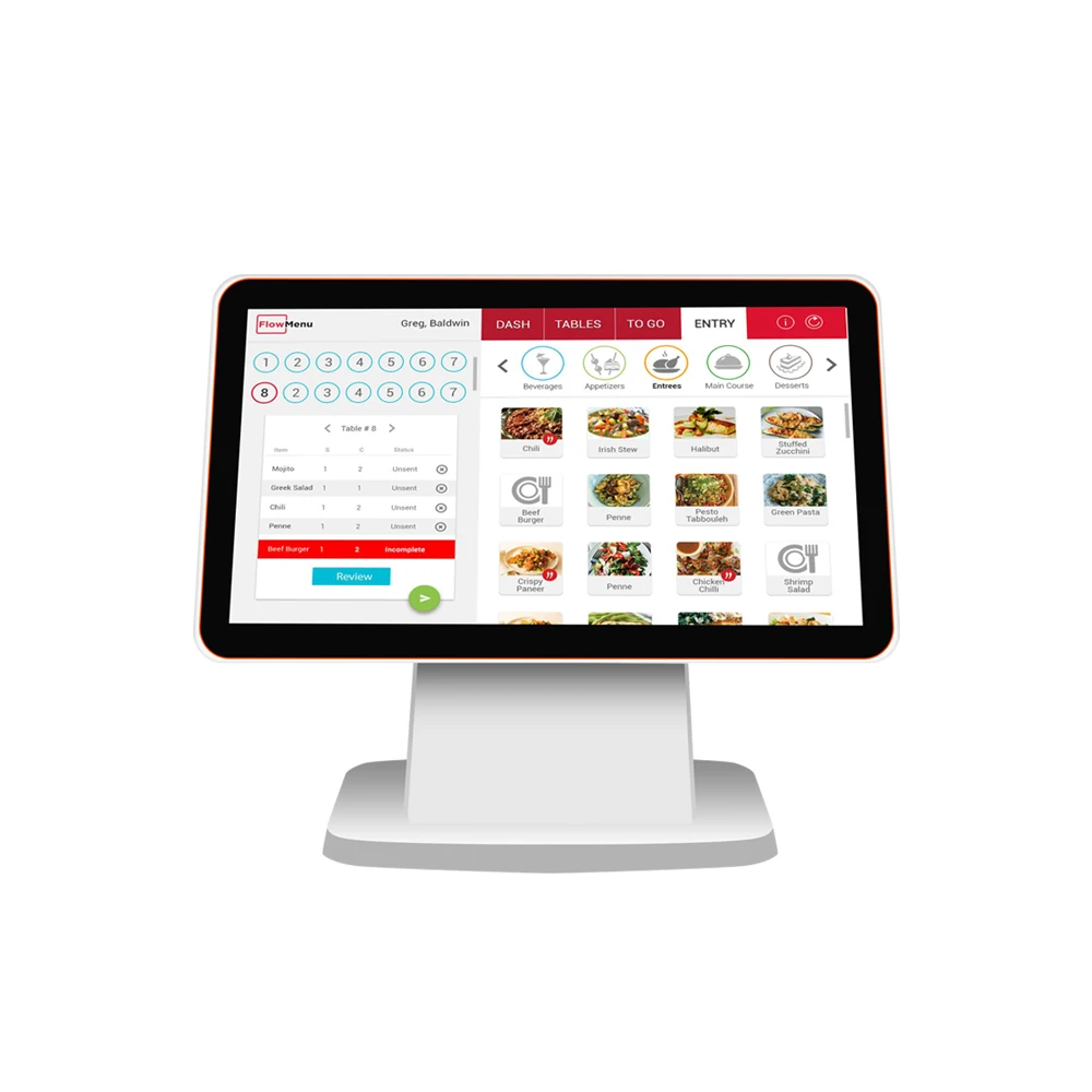 Customized Android 11.0 POS Systems Terminal Machine with 15.6 Inch Multi Touch Screen slot machine bill acceptor