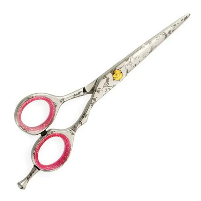 Professional Hair Salon Barbershop Stylist Tools Black Barber Scissors