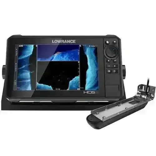 TOP QUALITY FOR NEW Lowrances HDS-9 Live with Active Imaging 3-in-1 Transom Mount Transducer & C-MAP Pro Chart