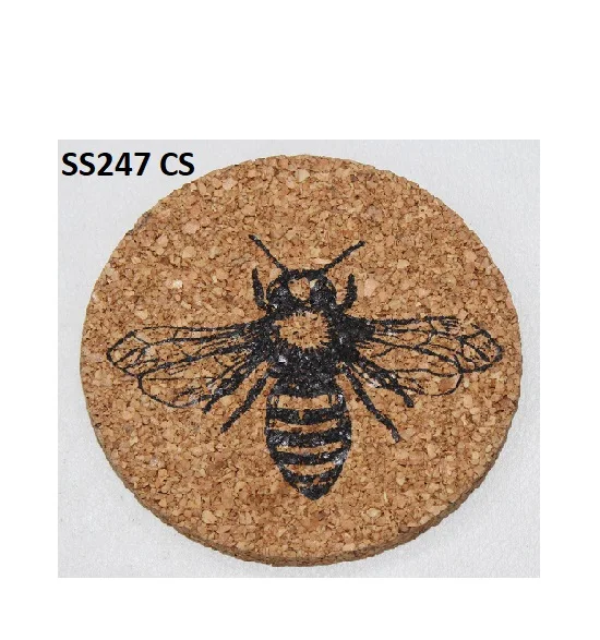 2023 New high quality cork dining table mat with customized shaped and design eco friendly cork mats