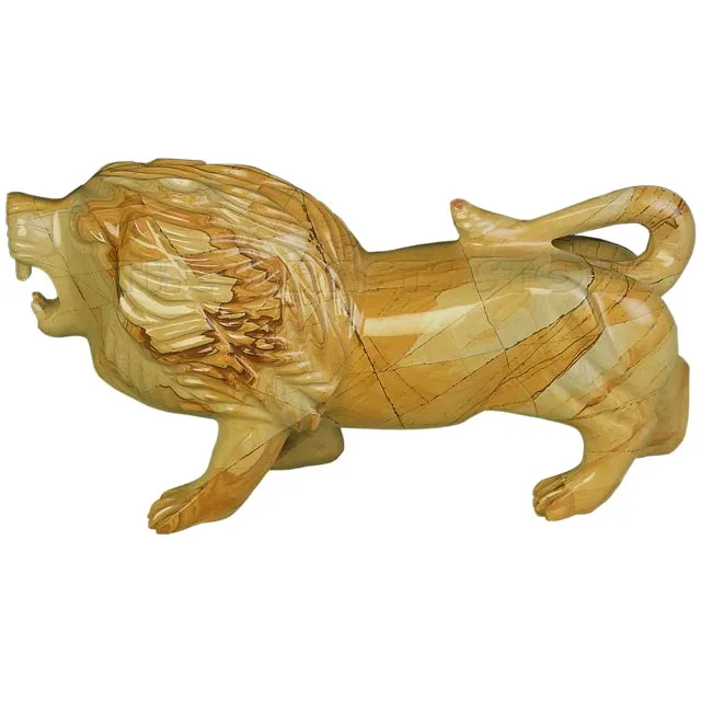 Hot Sale Wholesale Natural Stone Carving Lion Sculpture Animal  Figurine Statue Craft Gift Decoration High Good Quality
