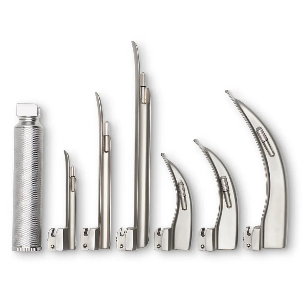 2024 оптовая продажа детский Ларингоскоп из нержавеющей стали ларингоскоп для взрослых и детской анестезии бестселлер по разумной цене