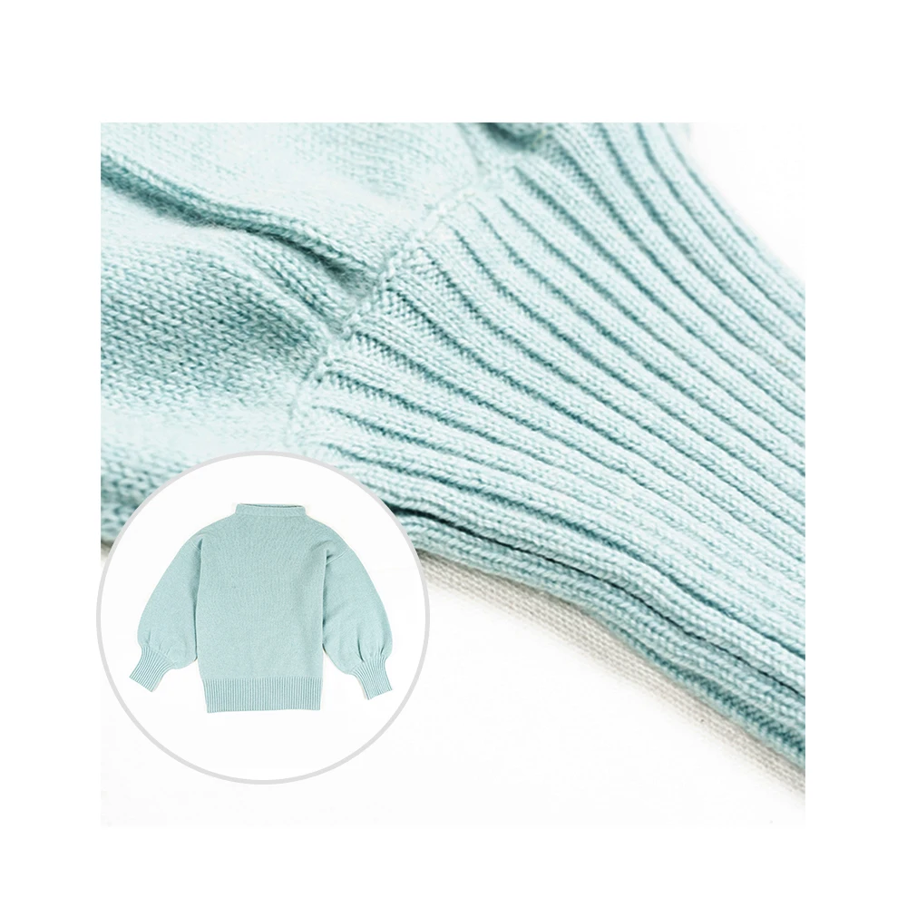 Premium Collection Purchase Thick Ladies Sweater With Balloon Sleeves With Logo, Pattern And Packaging Customization Accepted