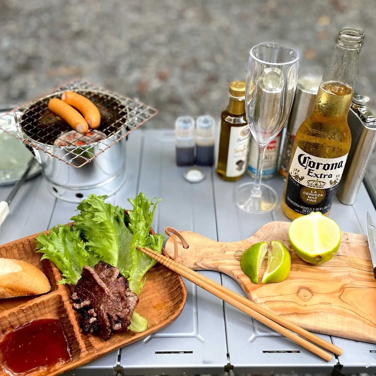 BBQ stove for one person