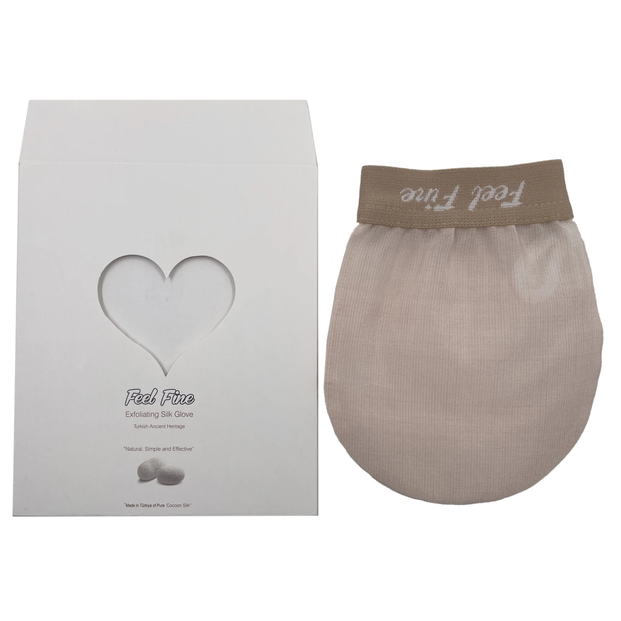 Silk Gloves Exfoliating Face Mitten Supplies Shower Accessories for Cleaning Made of 100% Raw Cocoon Silk