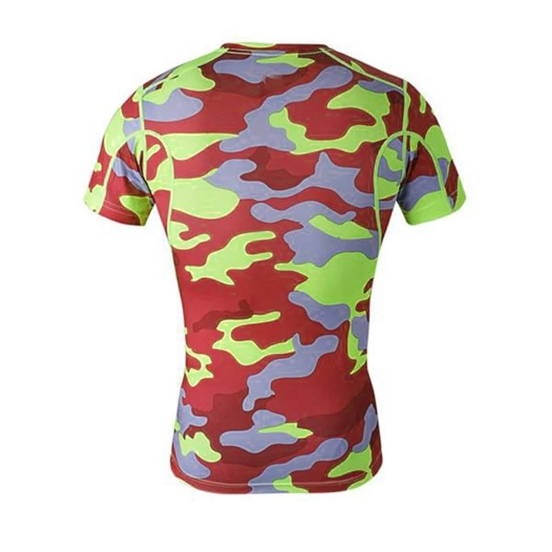 100% Polyester Spandex Material Best Design Men Clothing Customized Printed Sublimation Shorts Sleeves O Neck Men MMA Rash Guard