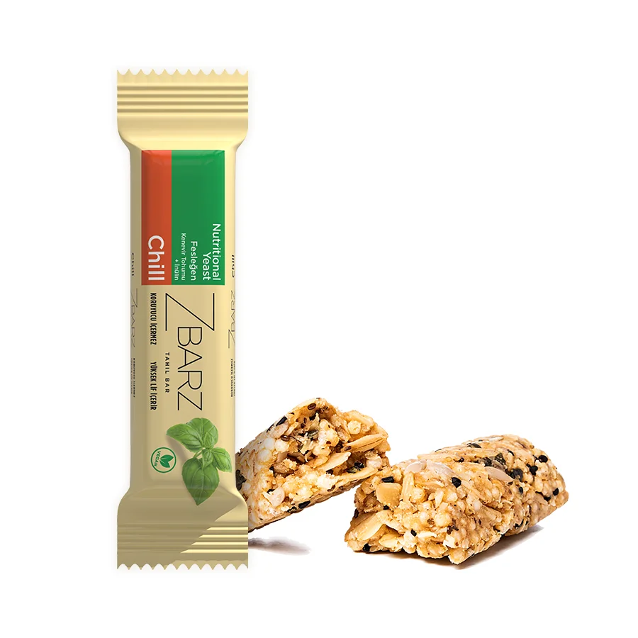 2022 Most innovative Snack Award winner ZBARZ Chill Basil Nutritional yeast Basil Tamarind paste Healthy and functional Snack