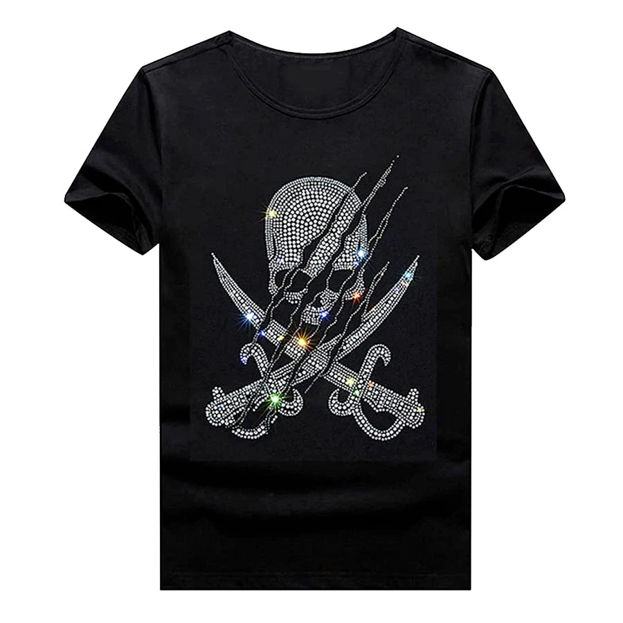 Wholesale Summer Arrival Factory Made Rhinestone Printed T Shirts For Sale In Bulk By Laz Industry Custom Unisex T Shirts