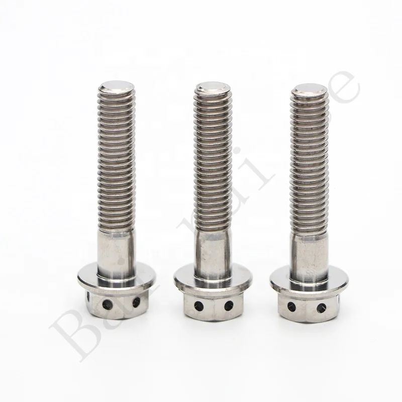 High Quality Titanium Dual Drive Bolt Race Spec Bolts for  M5 M6 M8 M10 for Race Car Electric Motorbike Bolts