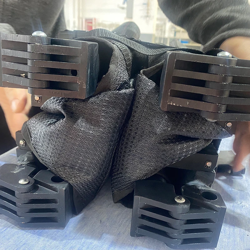 Factory direct foldable patient transfer stretcher with stainless steel board for transferring and carrying.