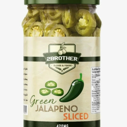 Sliced Green Jalapeno Pepper