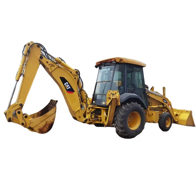 Best quality cheap backhoe loader used cat 416e 420e 420f 430f tractor with backhoe and front loader